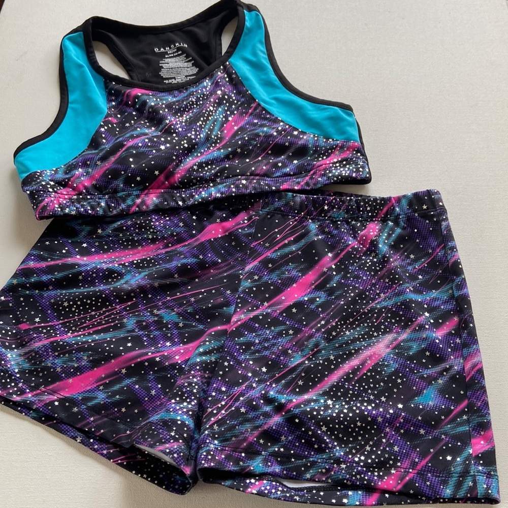 Danskin Girls sz XL (14-16) 2 pc Outfit